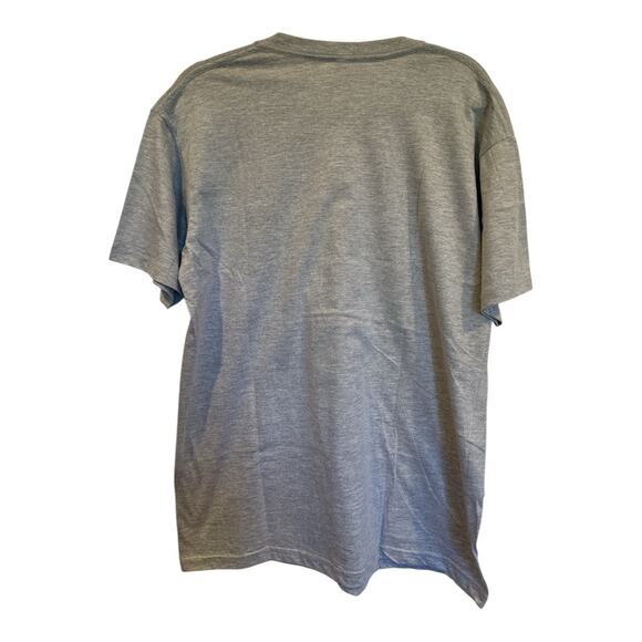 NASA Embroidered Patch Short Sleeve Gray T-Shirt NEW Large - Picture 2 of 4